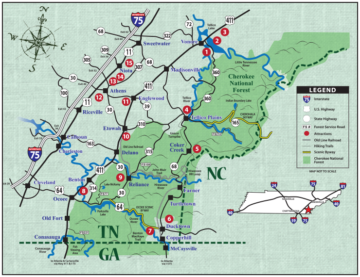 Furs to Factories Heritage Trail Map