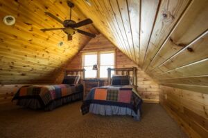 Cabin 4 Upstairs Bedroom sm1